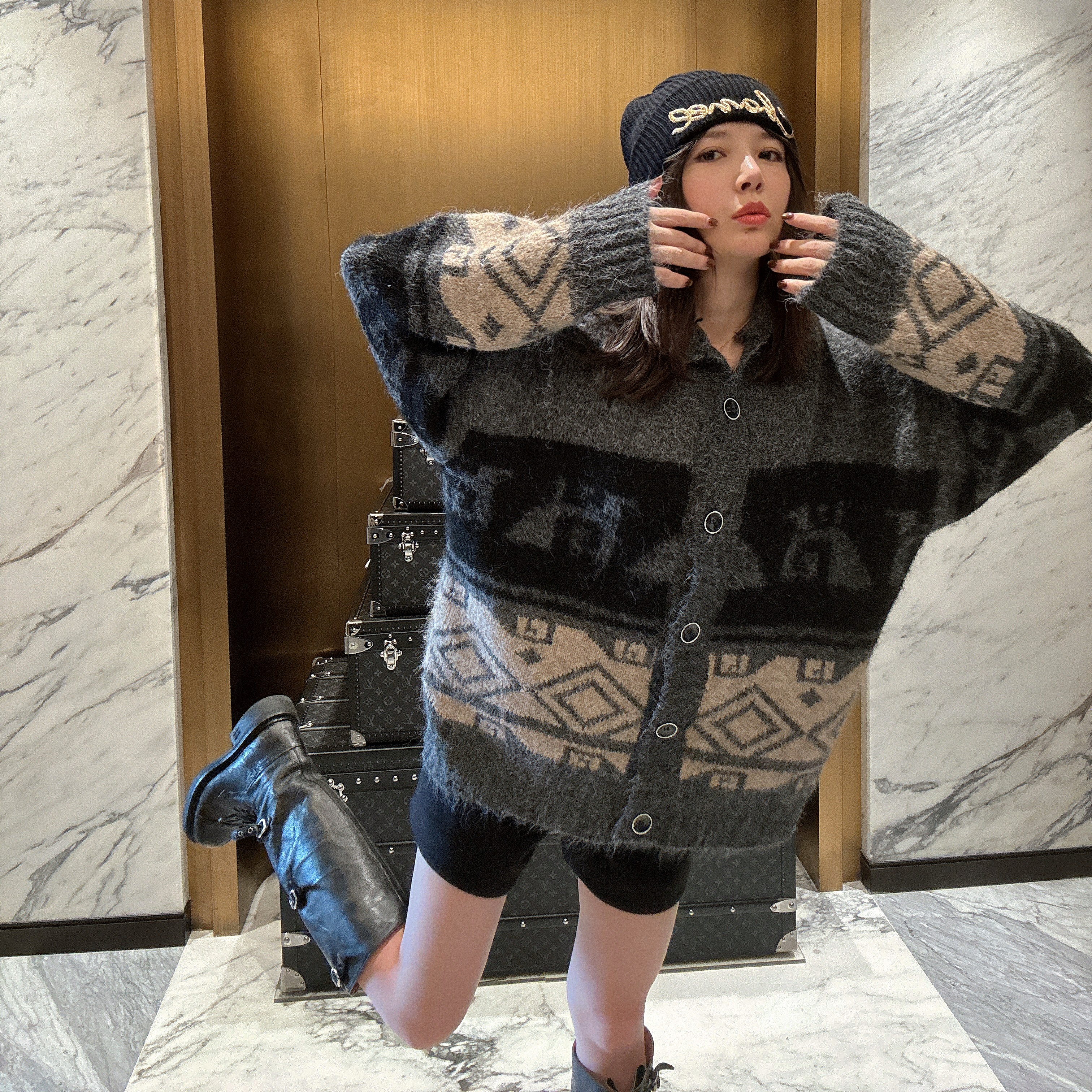 BETTER JOELAY-【绒感艺术】羊毛开衫毛衣气质百搭洋气韩版Z01004