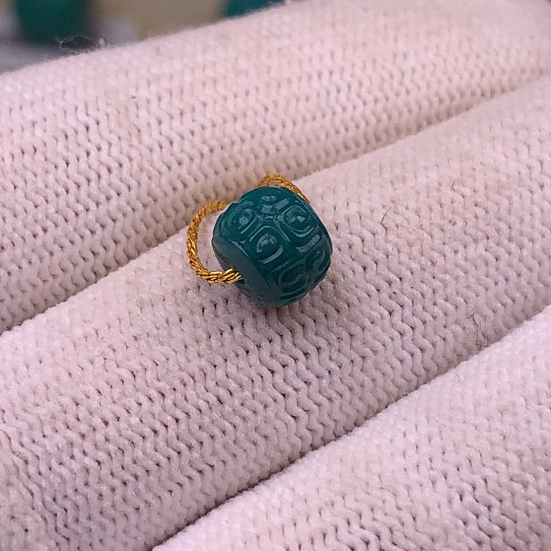 绿松石配饰直径7.2未镶嵌