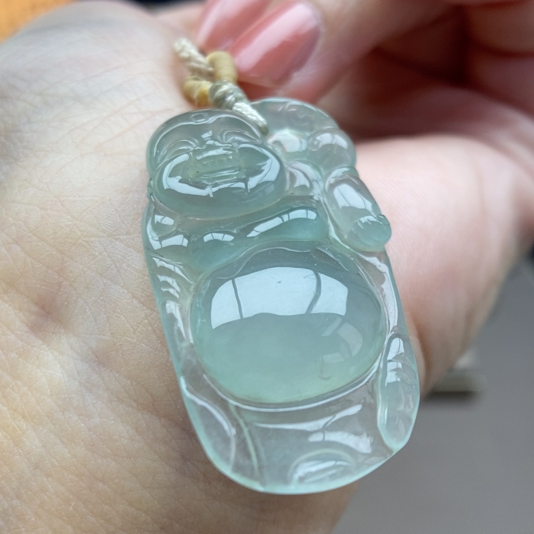 翡翠未镶嵌颈饰吊坠52