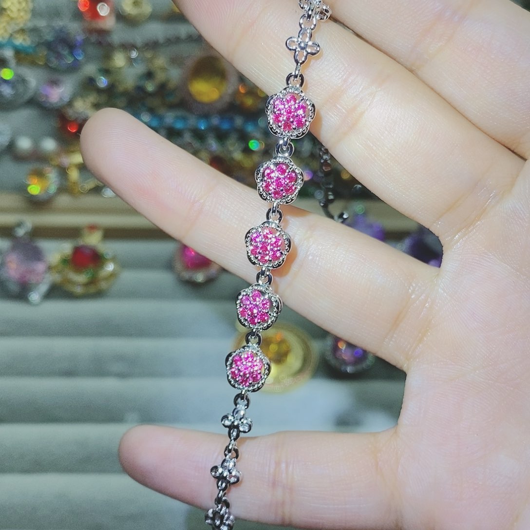 【闪购商品】绿水晶戒指银S925镶嵌