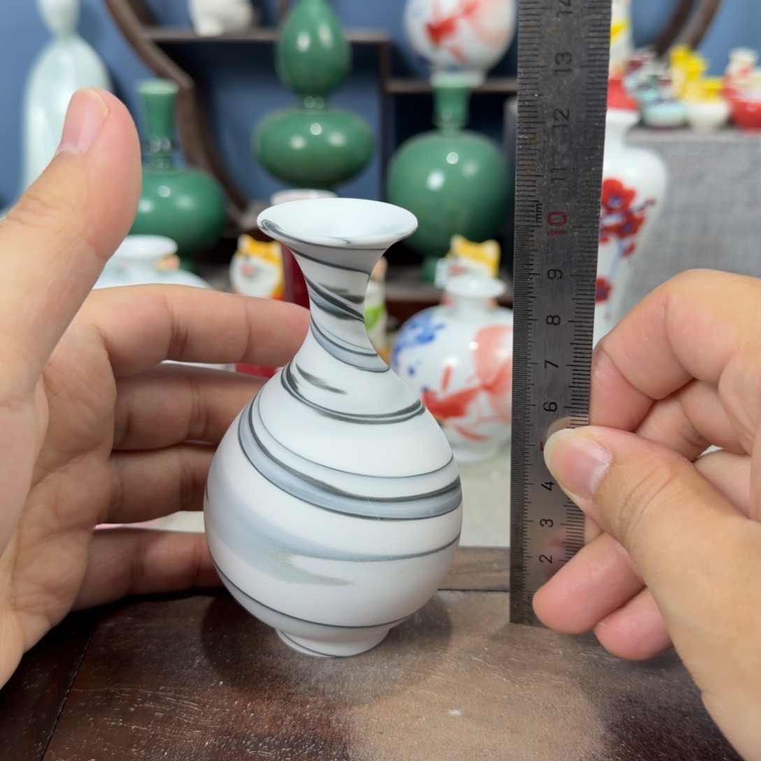 陶瓷手工小花器摆件