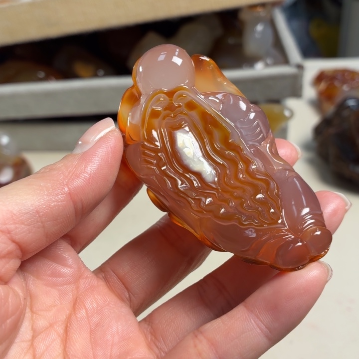 玛瑙/玉髓未镶嵌吊坠(不含链)