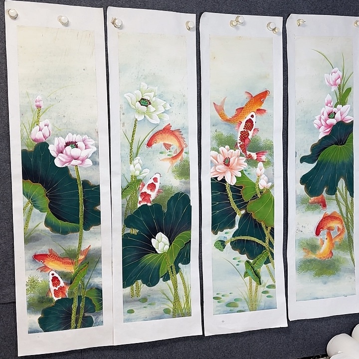 国画国画花鸟画作品