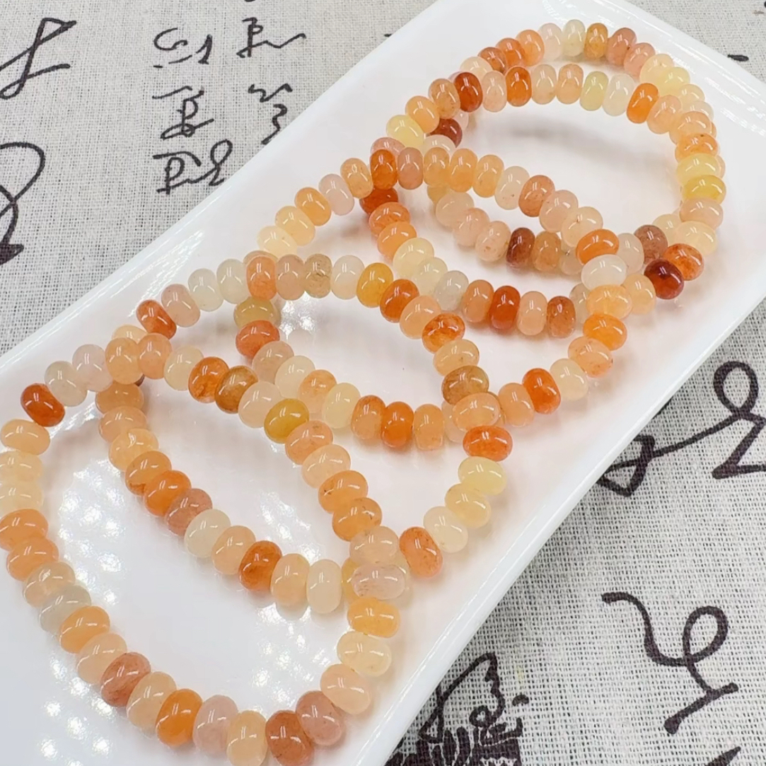 天然新疆金丝玉 手串 百搭 时尚