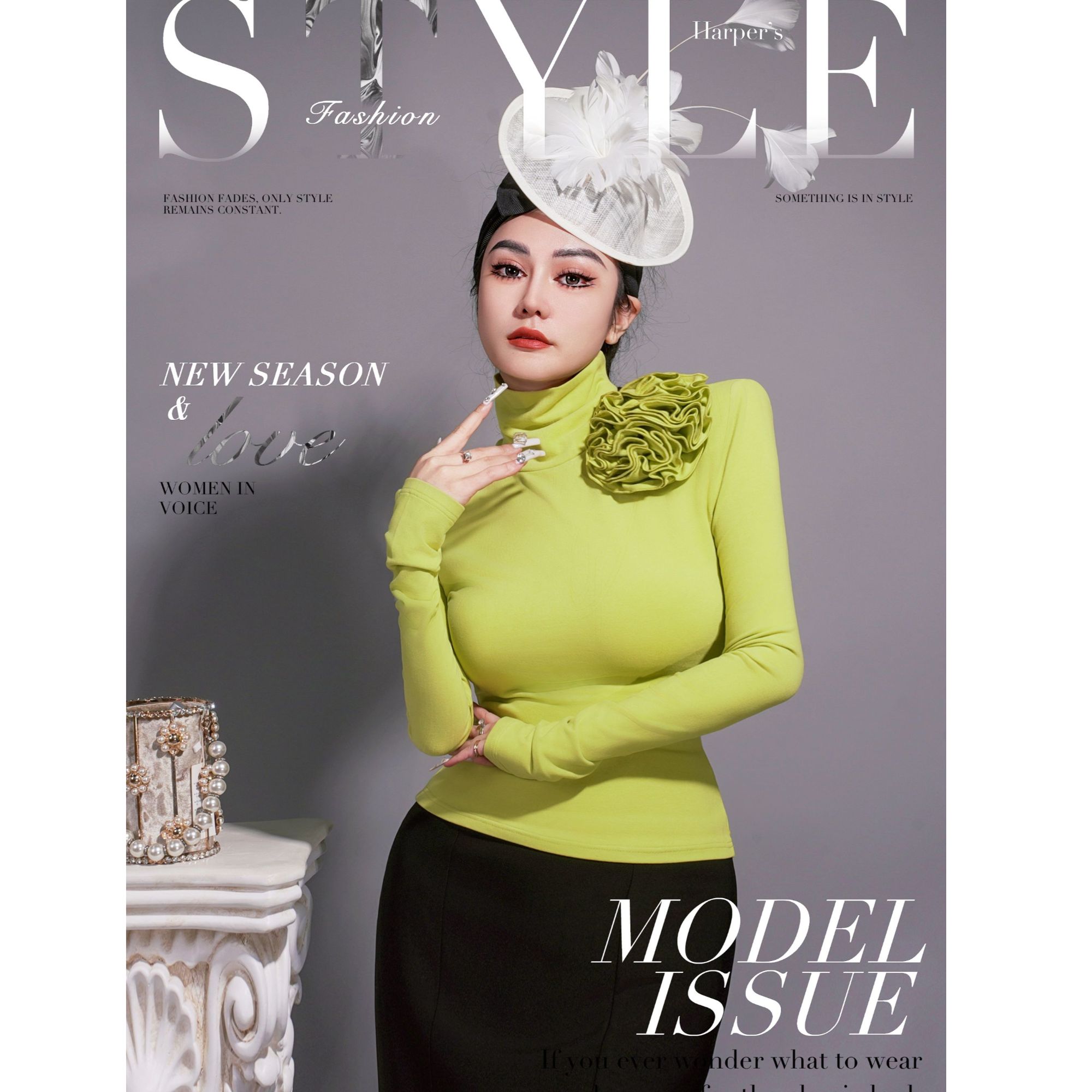 【星姐推荐】星原创高级定制【黄锦华赏】设计师轻奢名媛上衣