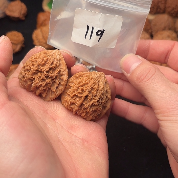 把件文玩核桃40 尺   满天星 119