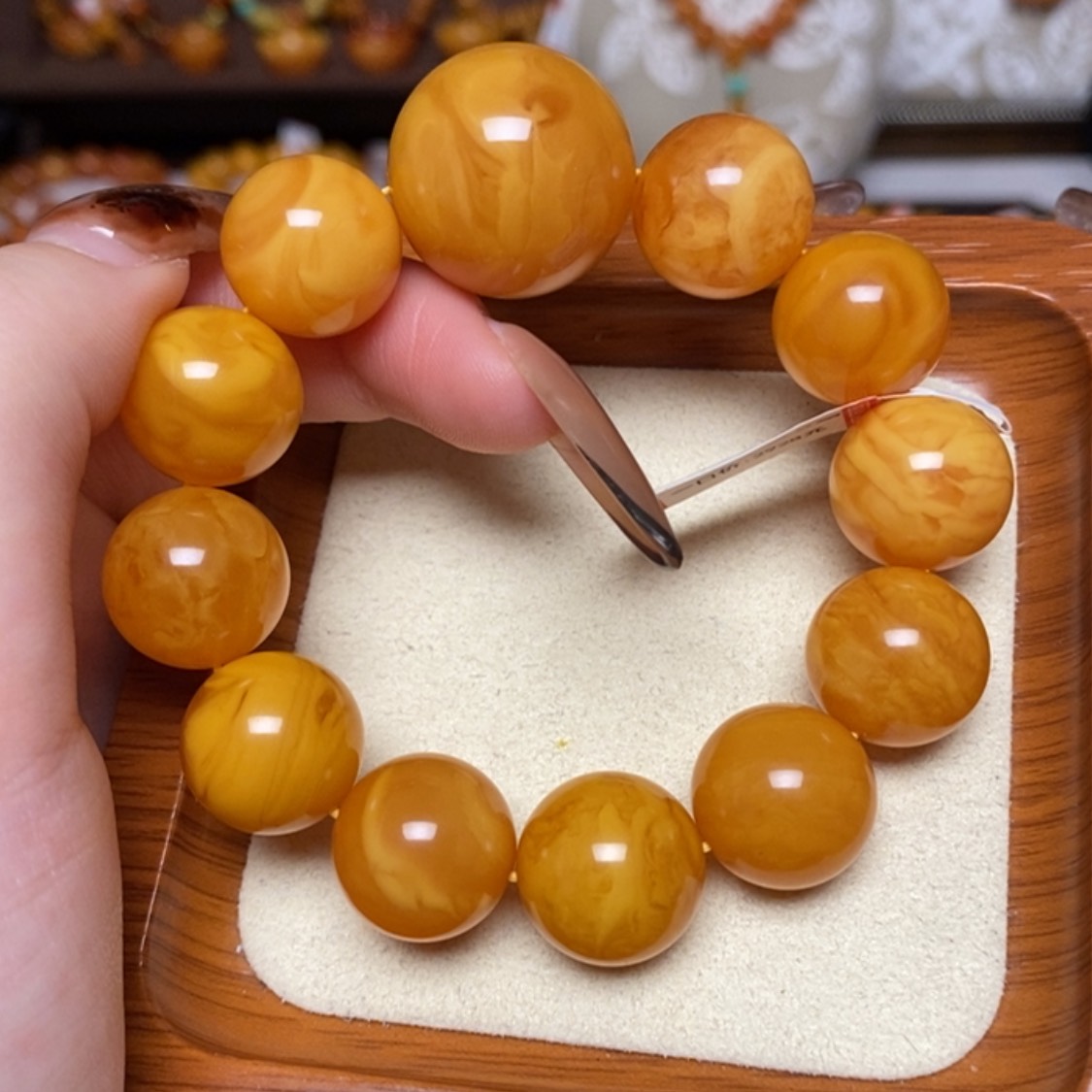 【闪购商品】手链蜜蜡未镶嵌手串