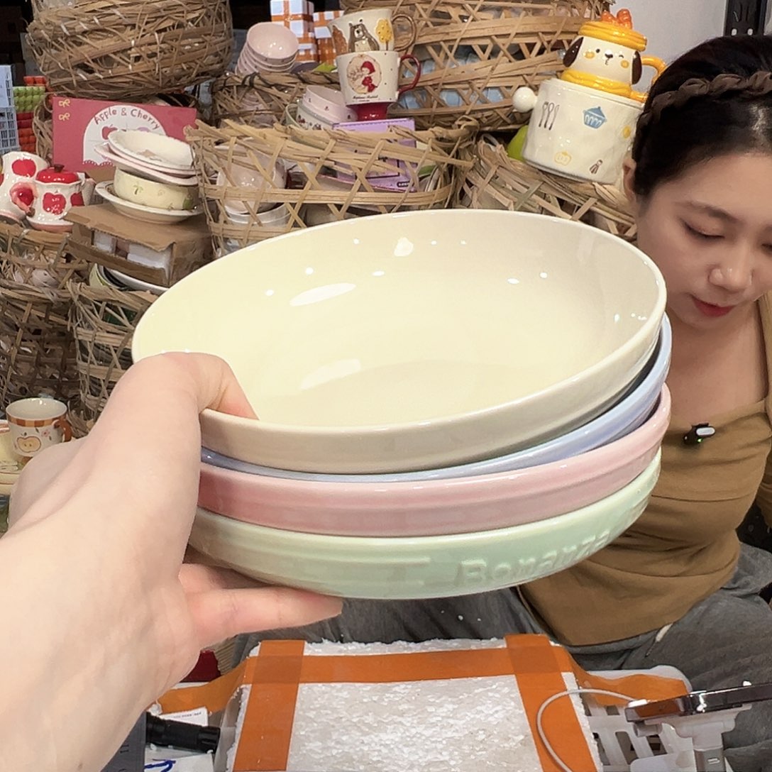 潮州陶瓷餐具微瑕8寸