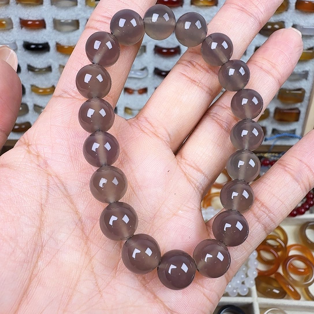 玛瑙/玉髓手串未镶嵌福利不退换