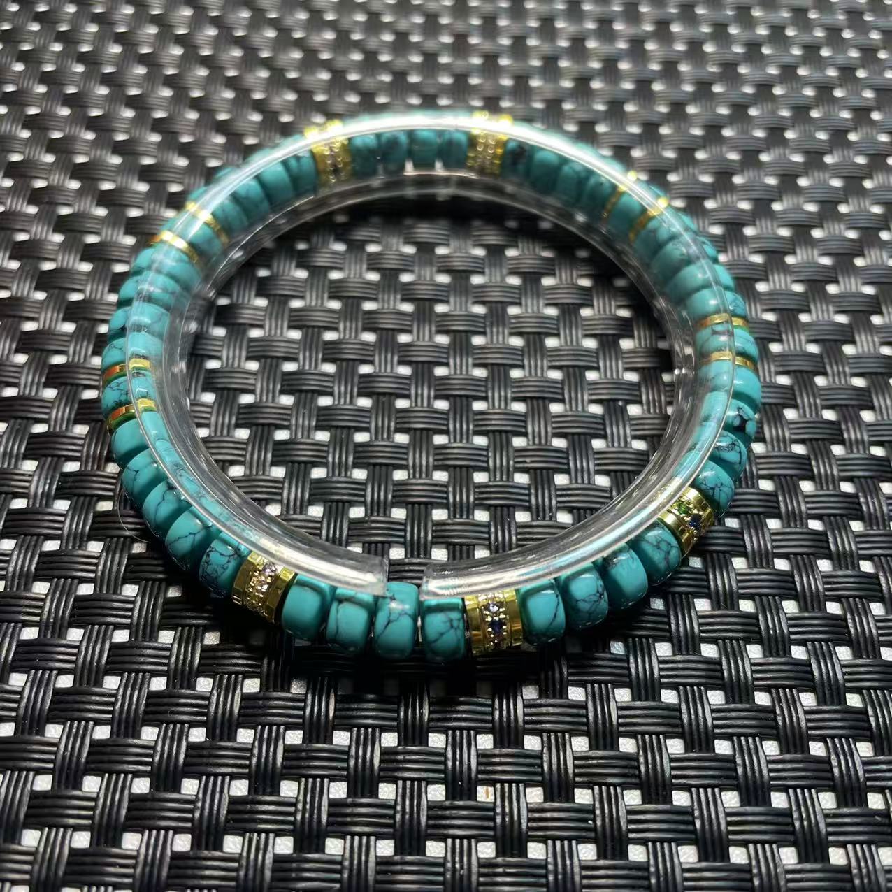 铜合金手链 【魔头造物G2】6mm精工药片手串文玩DIY手串单圈