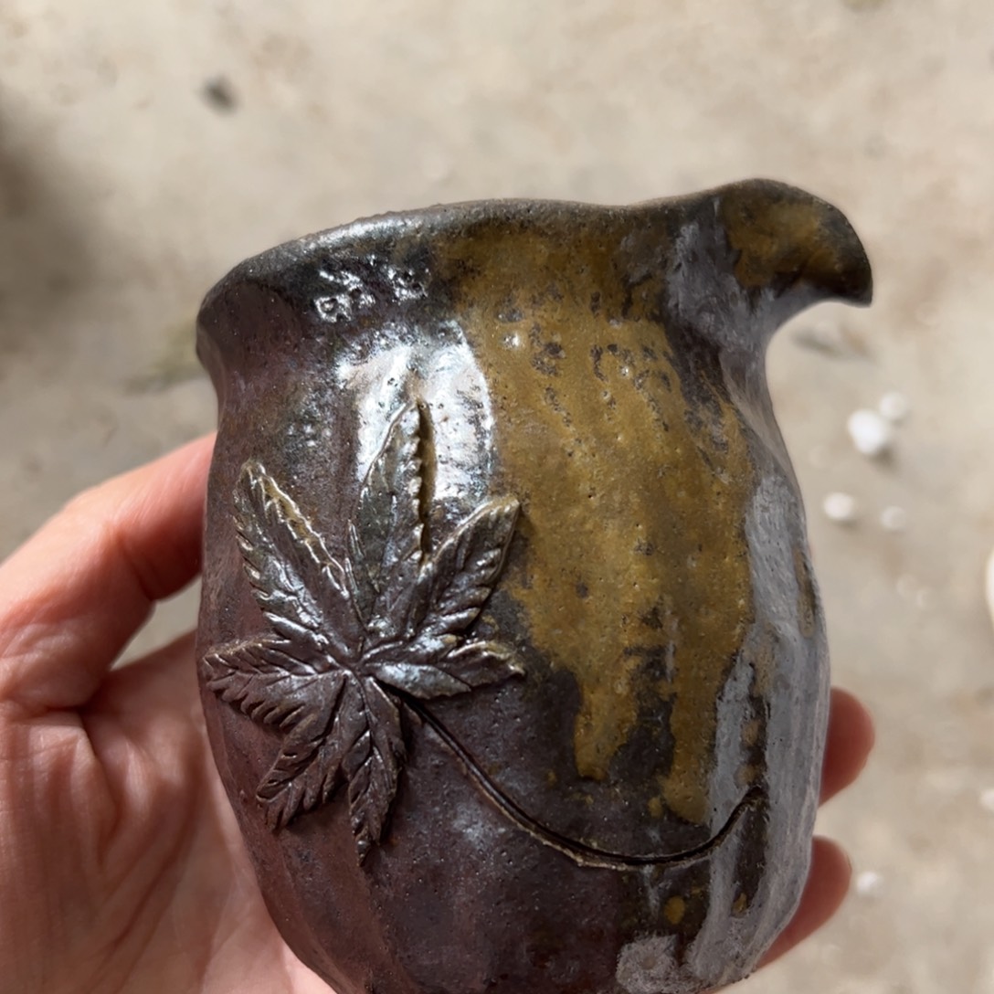 贵台龙窑柴烧茶杯A37