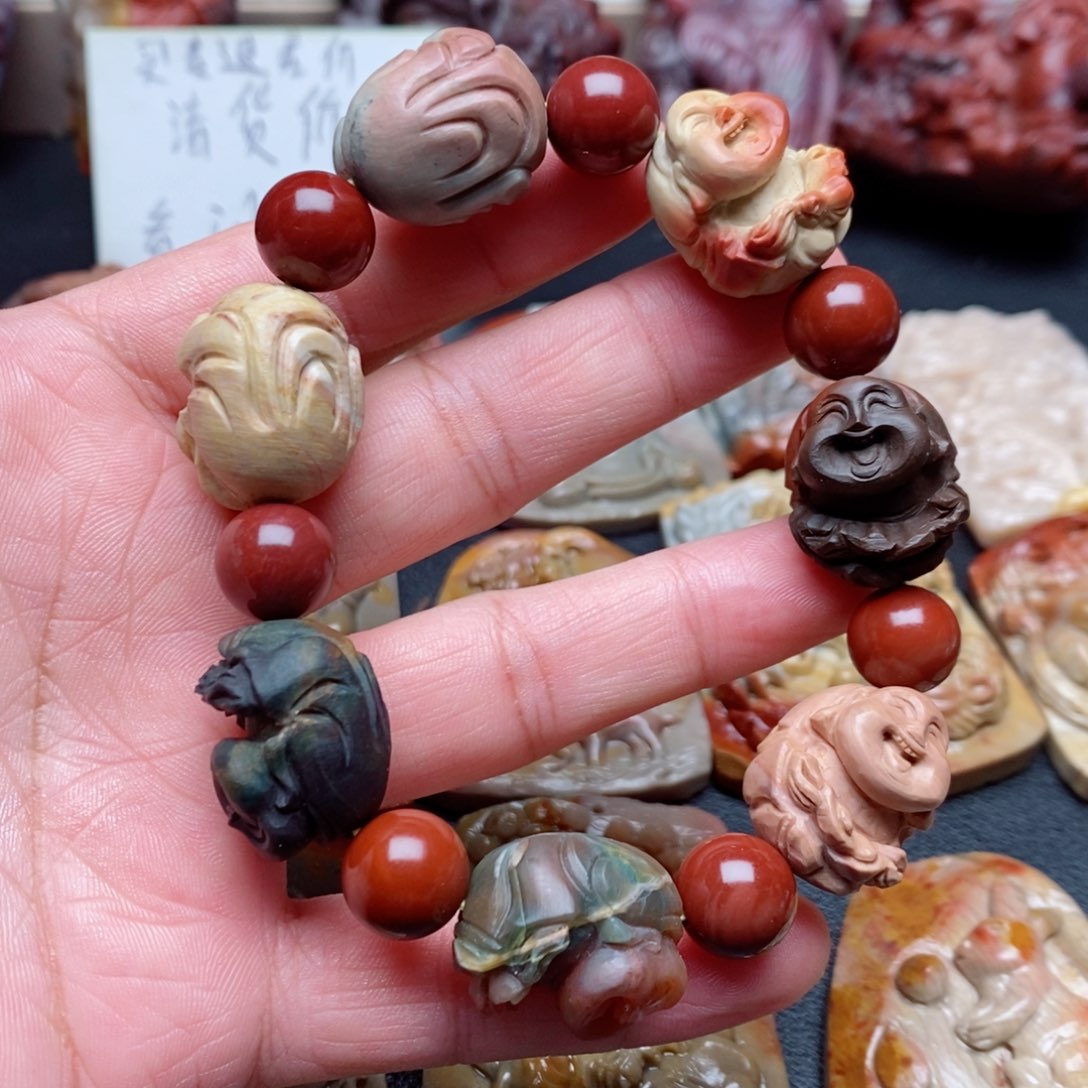 未镶嵌手串玛瑙/玉髓