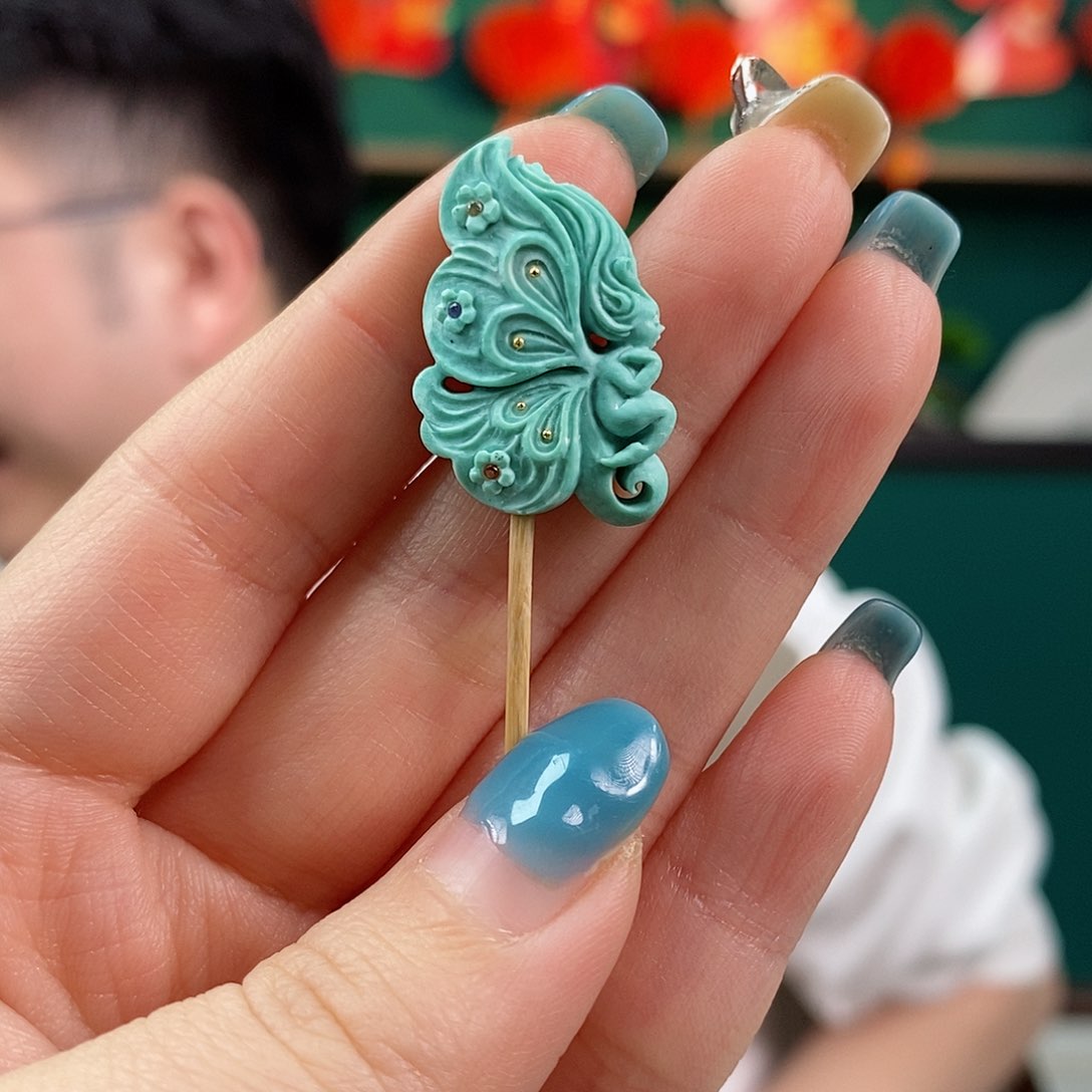 绿松石珠宝奇石未镶嵌