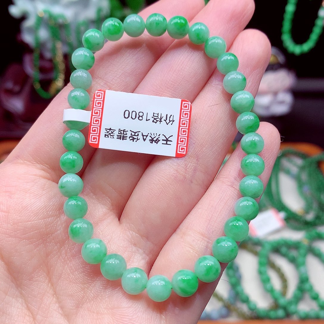 未镶嵌手链翡翠翡翠