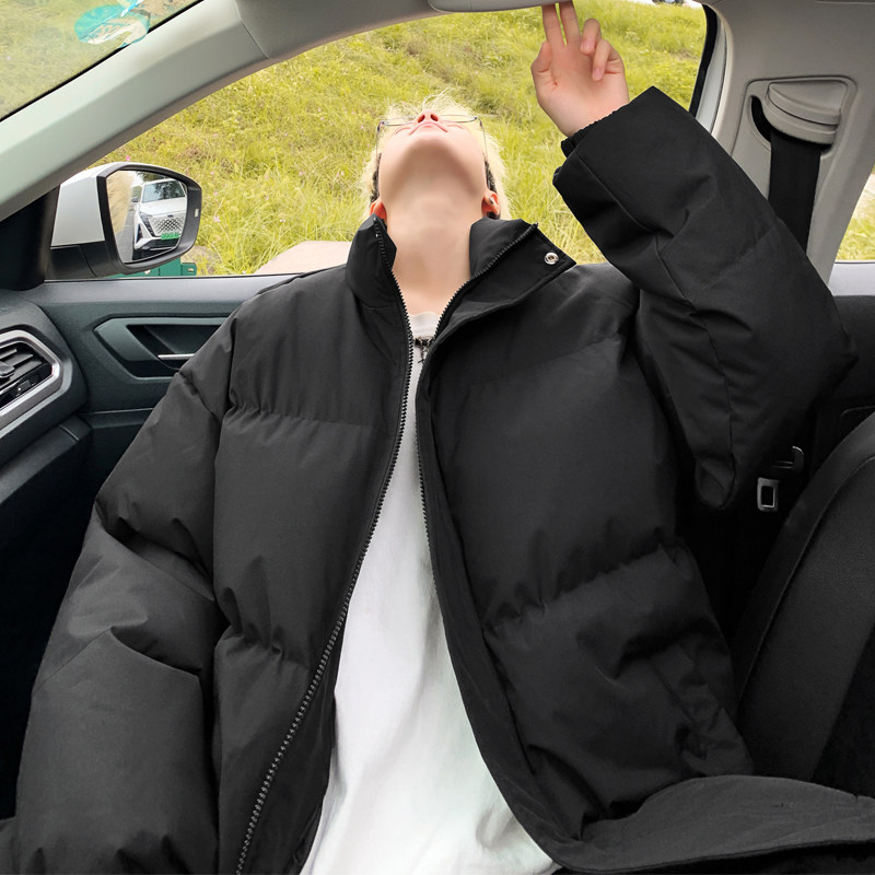 棉服男冬季2025新款面包服潮流外套男士加厚保暖棉衣大码立领