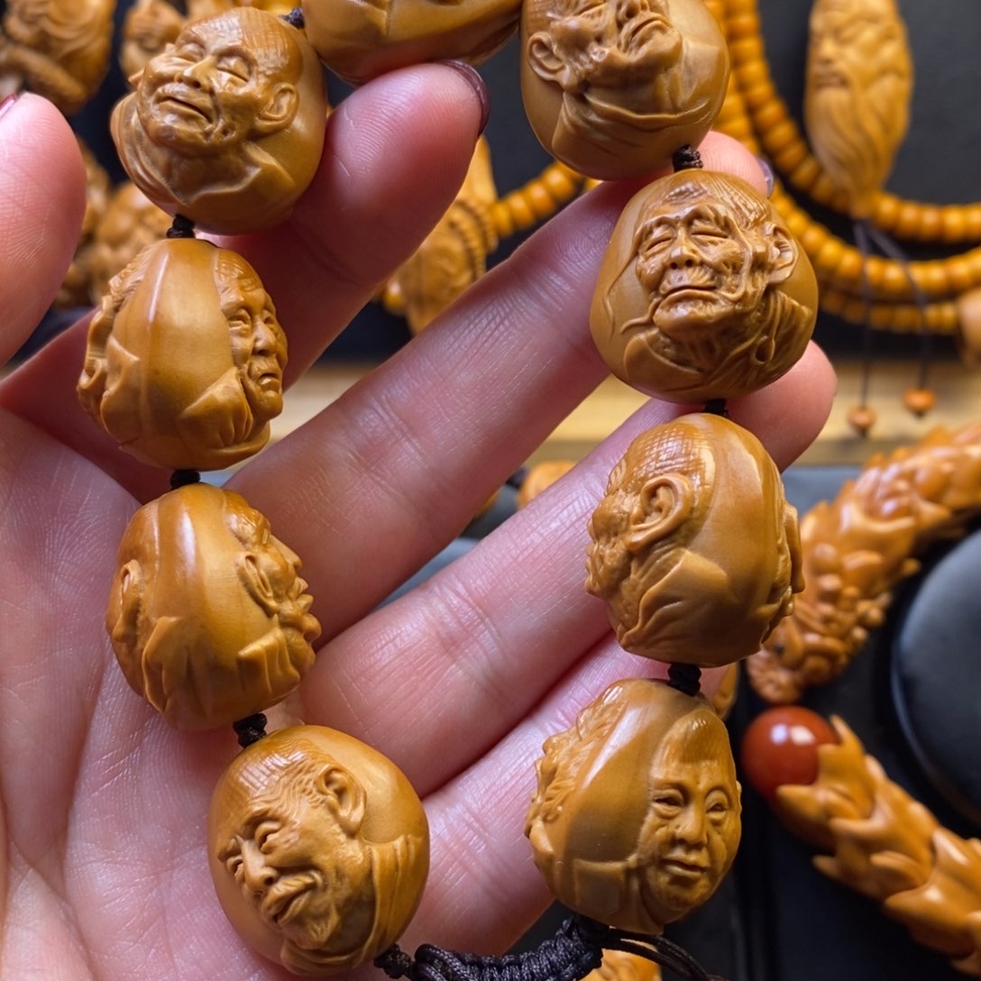 橄榄核手串/手链写实罗汉