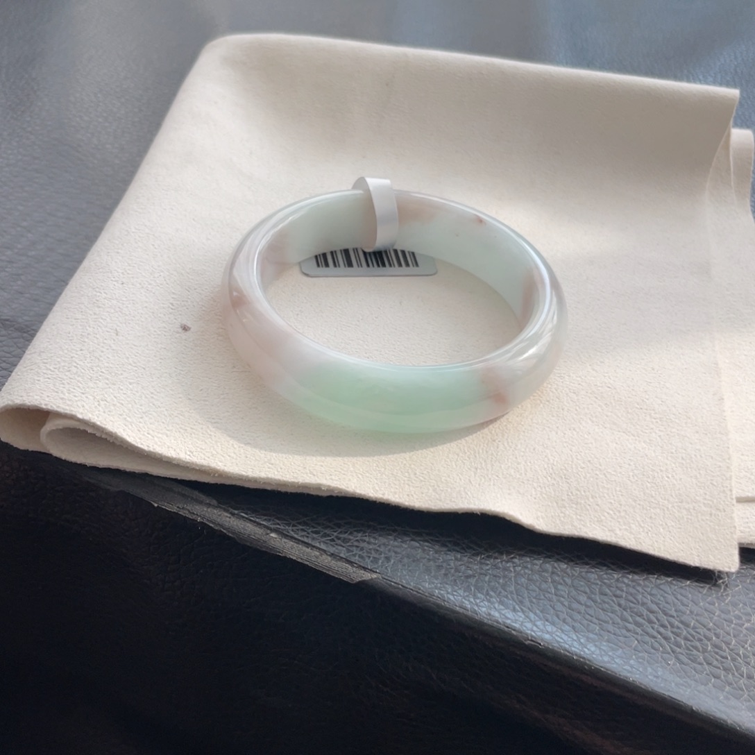 翡翠未镶嵌手镯纹54.5