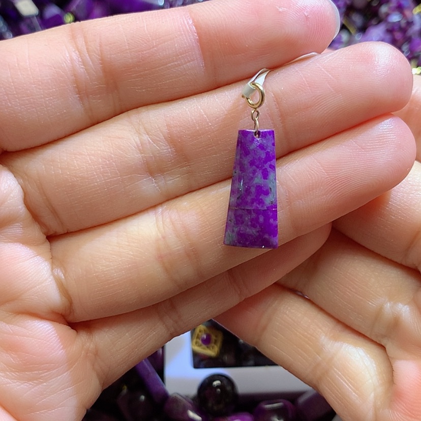 【闪购商品】苏纪石（舒俱来）吊坠18K金镶嵌