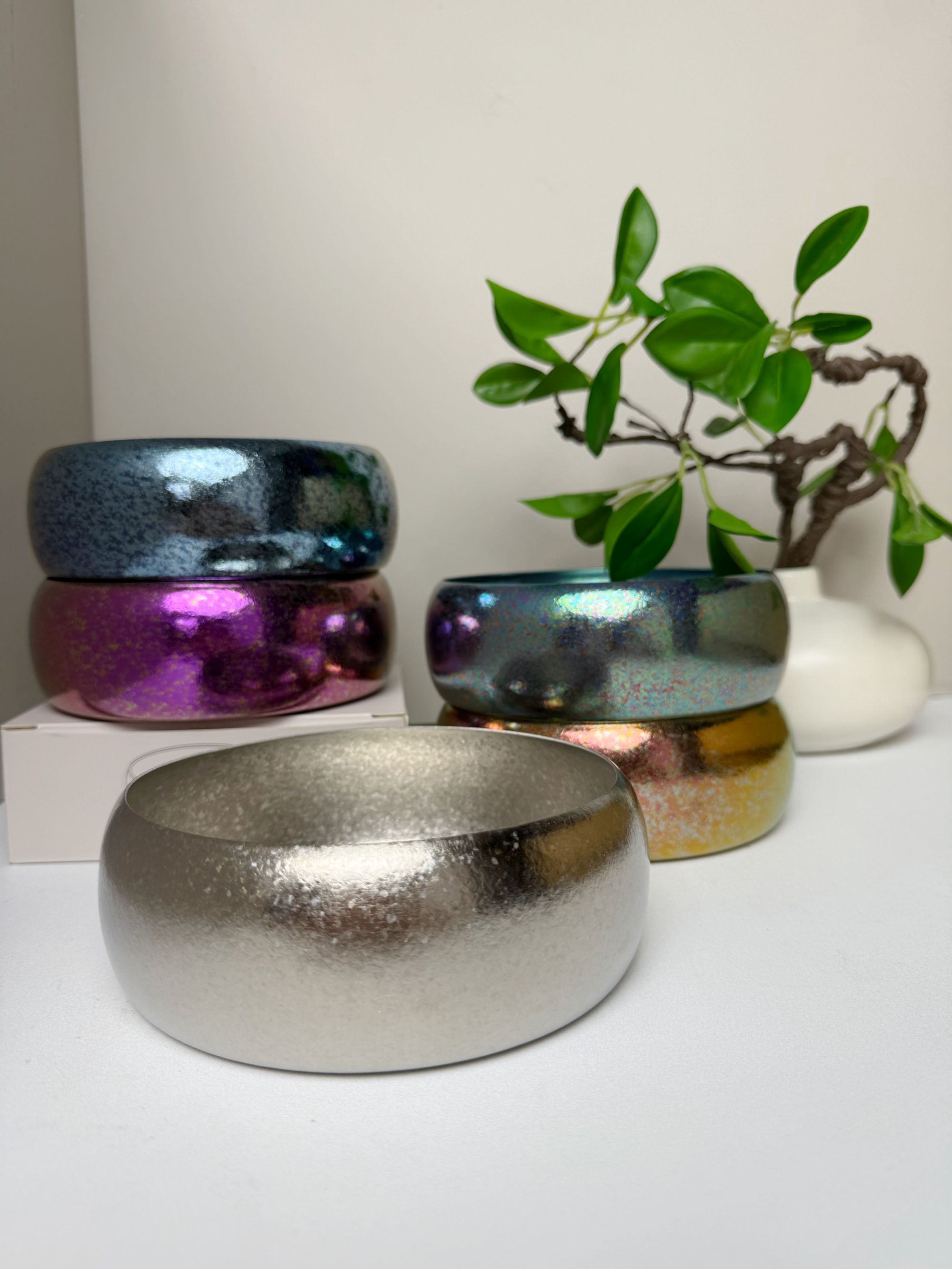 600毫升纯钛彩色茶洗