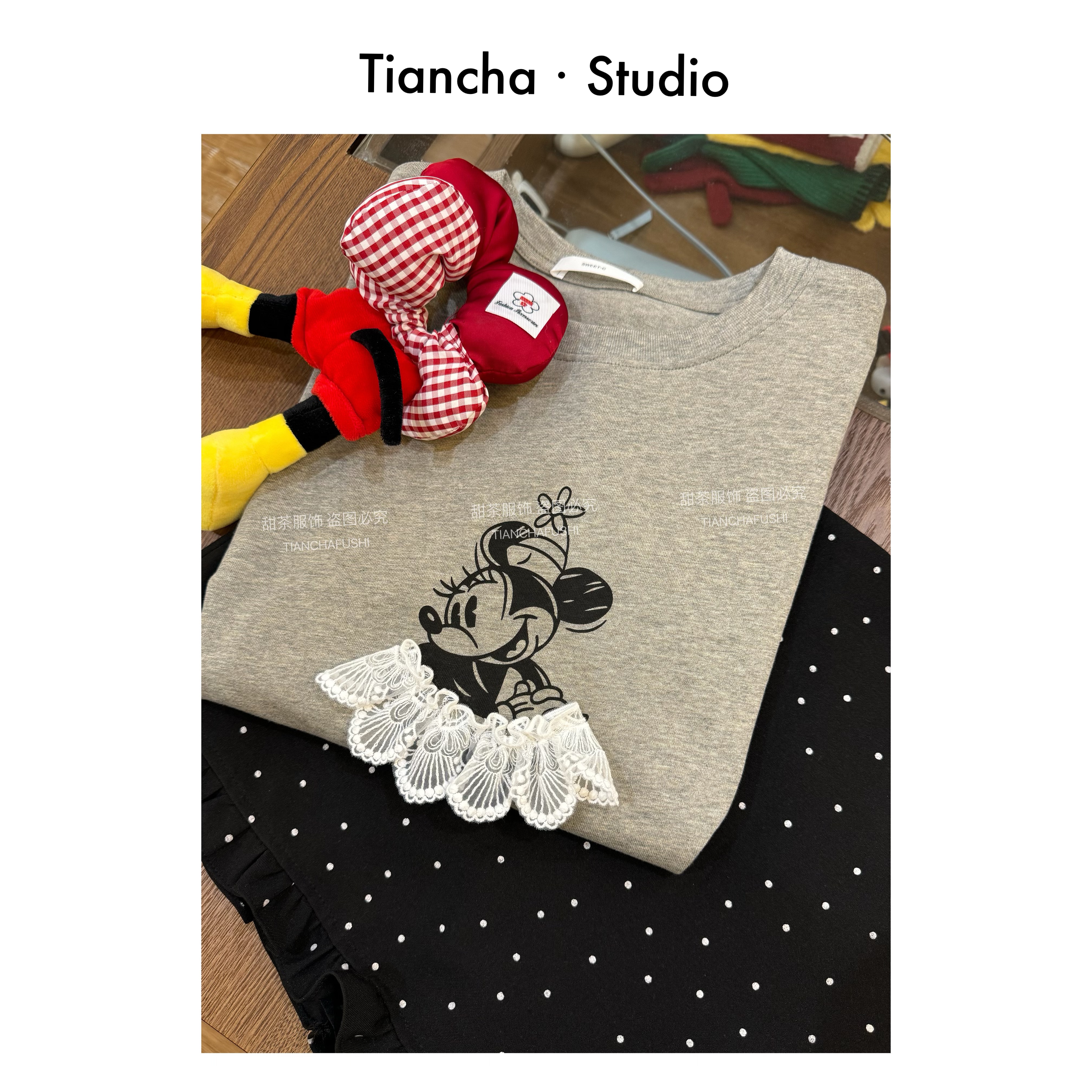 sweetc【衣服随机一件】M001#夏季韩版风T恤