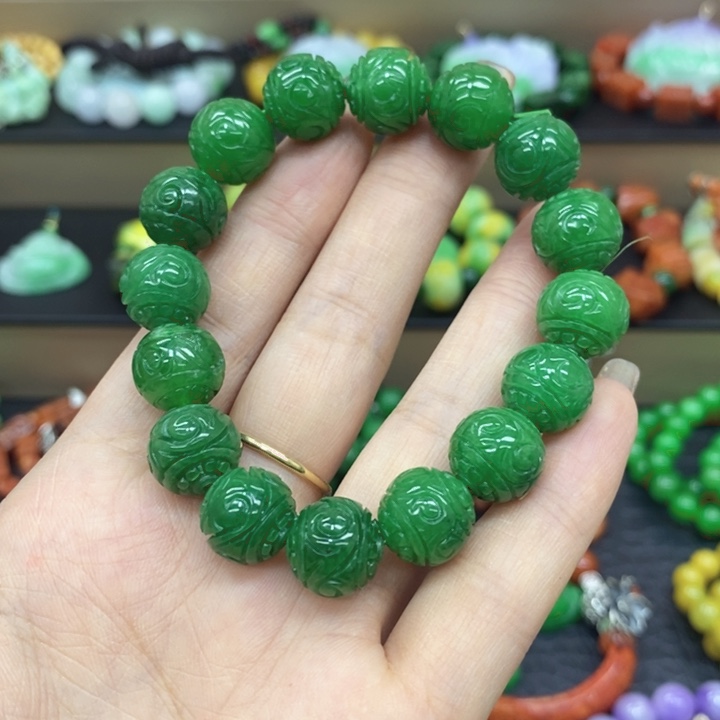 追***马未镶嵌手链翡翠手链7