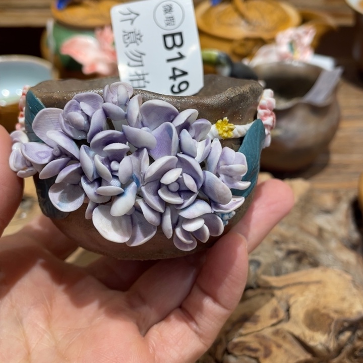 手工制作陶瓷茶具茶杯青蛙