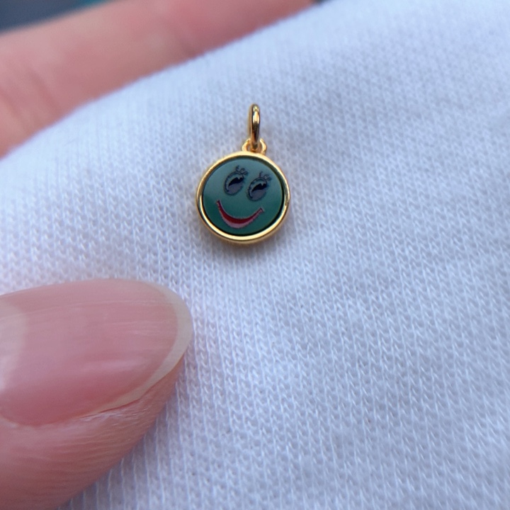 绿松石绿松石配饰银S925镀金镶嵌