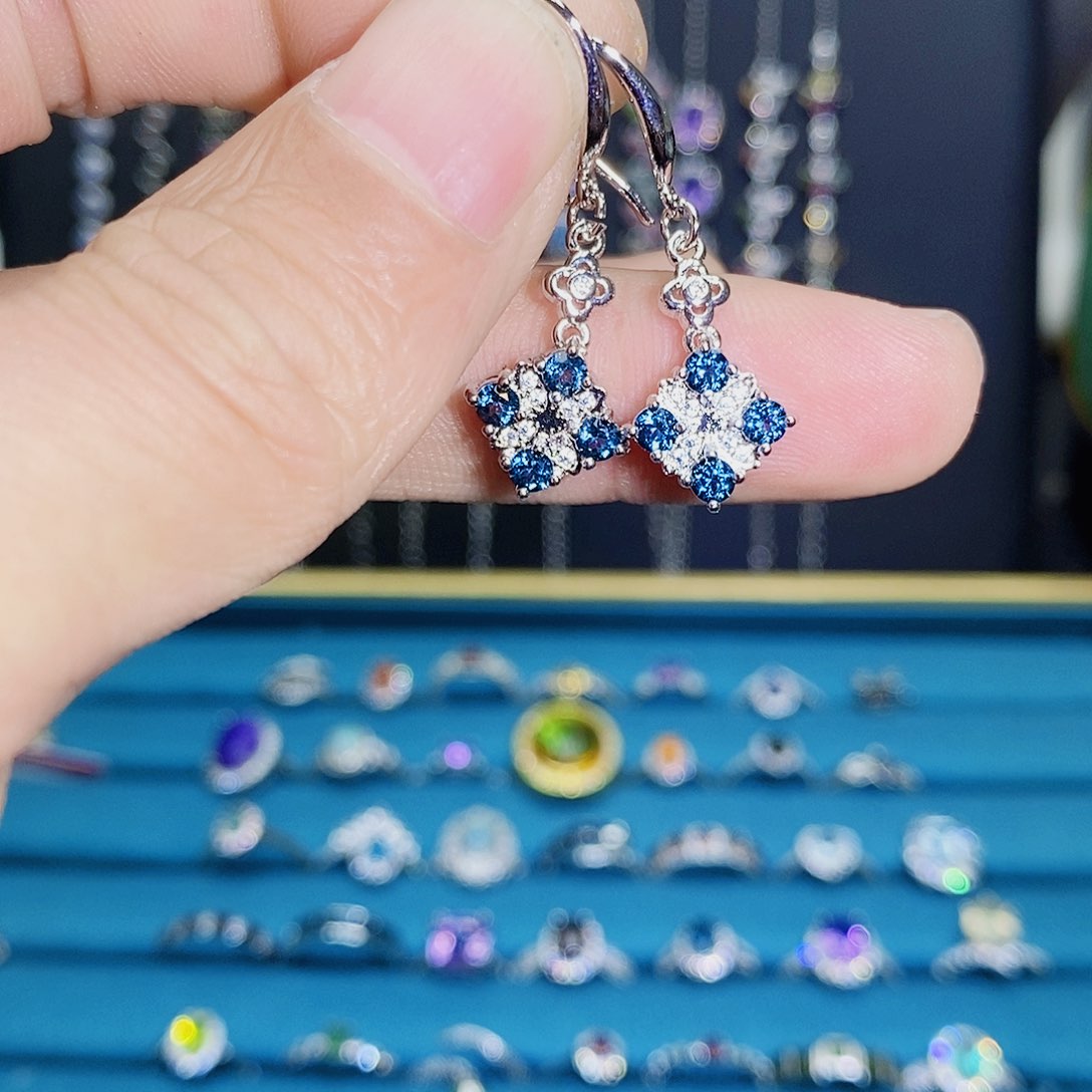 紫晶珠宝半成品银S925镶嵌