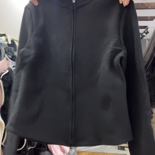 黑色瑜伽服加绒石墨烯自发热