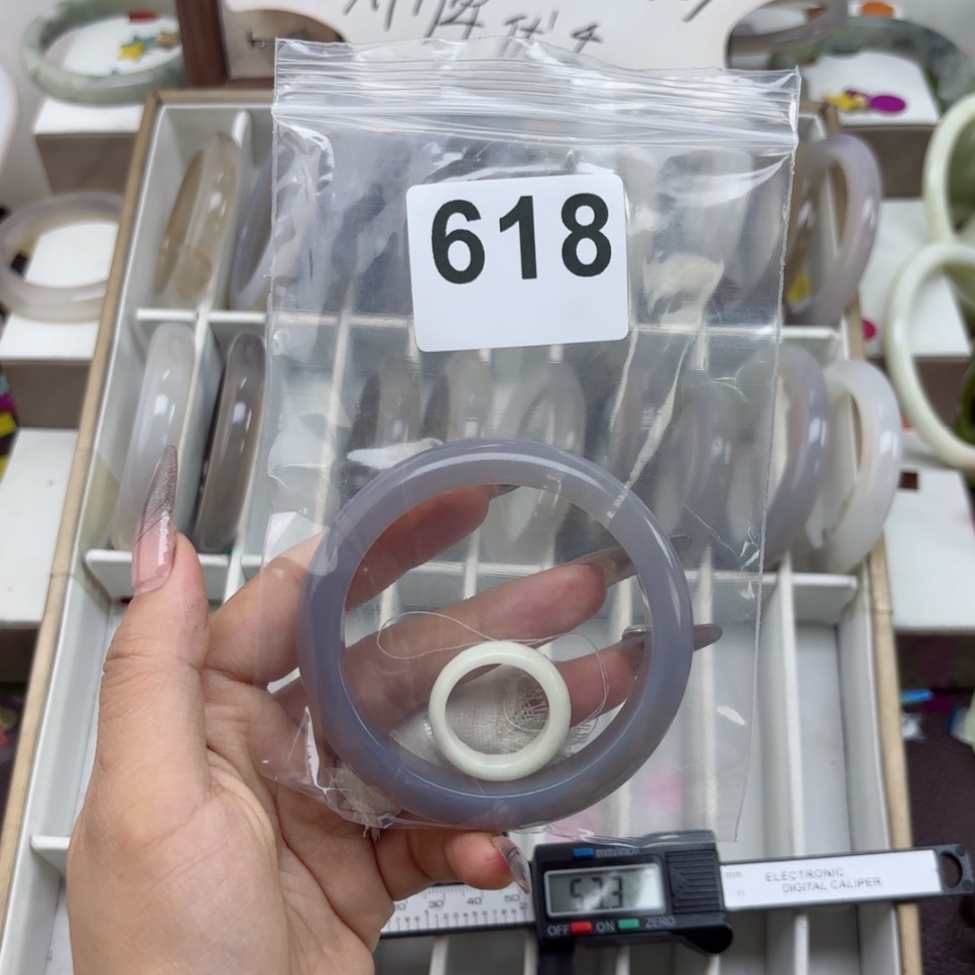 蛇纹石玉未镶嵌手镯L*.