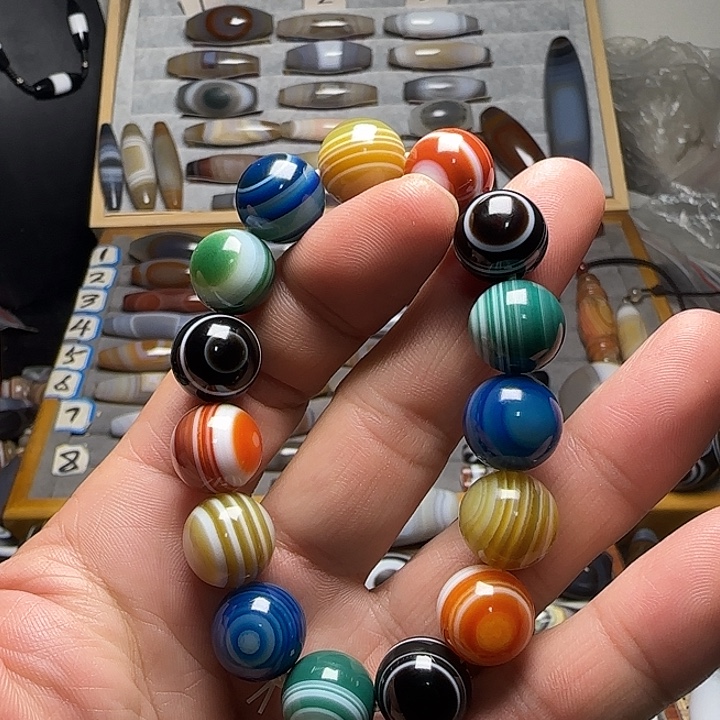 玛瑙/玉髓未镶嵌手串