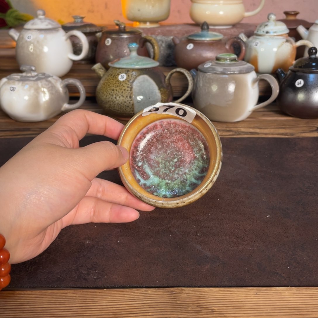 景德镇纯柴裸烧茶杯子670