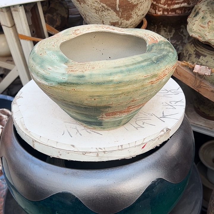 景德镇精品花盆栽适合口13高13