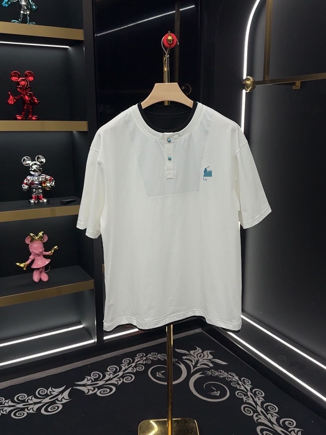 火火【农夫骑马·短袖】2025春夏轻奢潮牌短袖男女同款潮流休闲9045