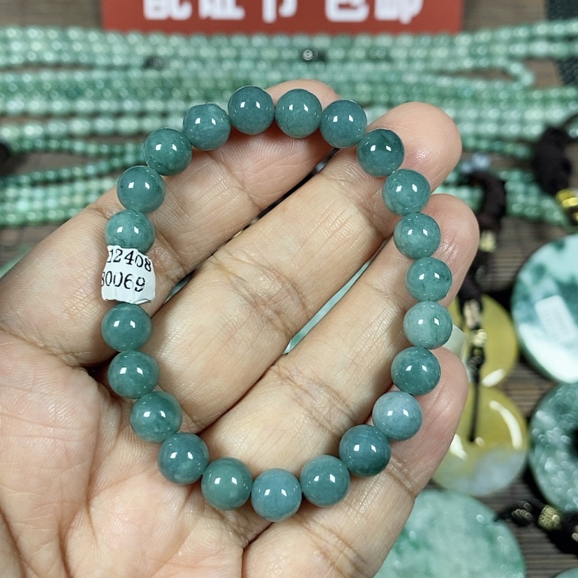 【闪购商品】翡翠颈饰未镶嵌玉手链翡翠玉女款卡7.8