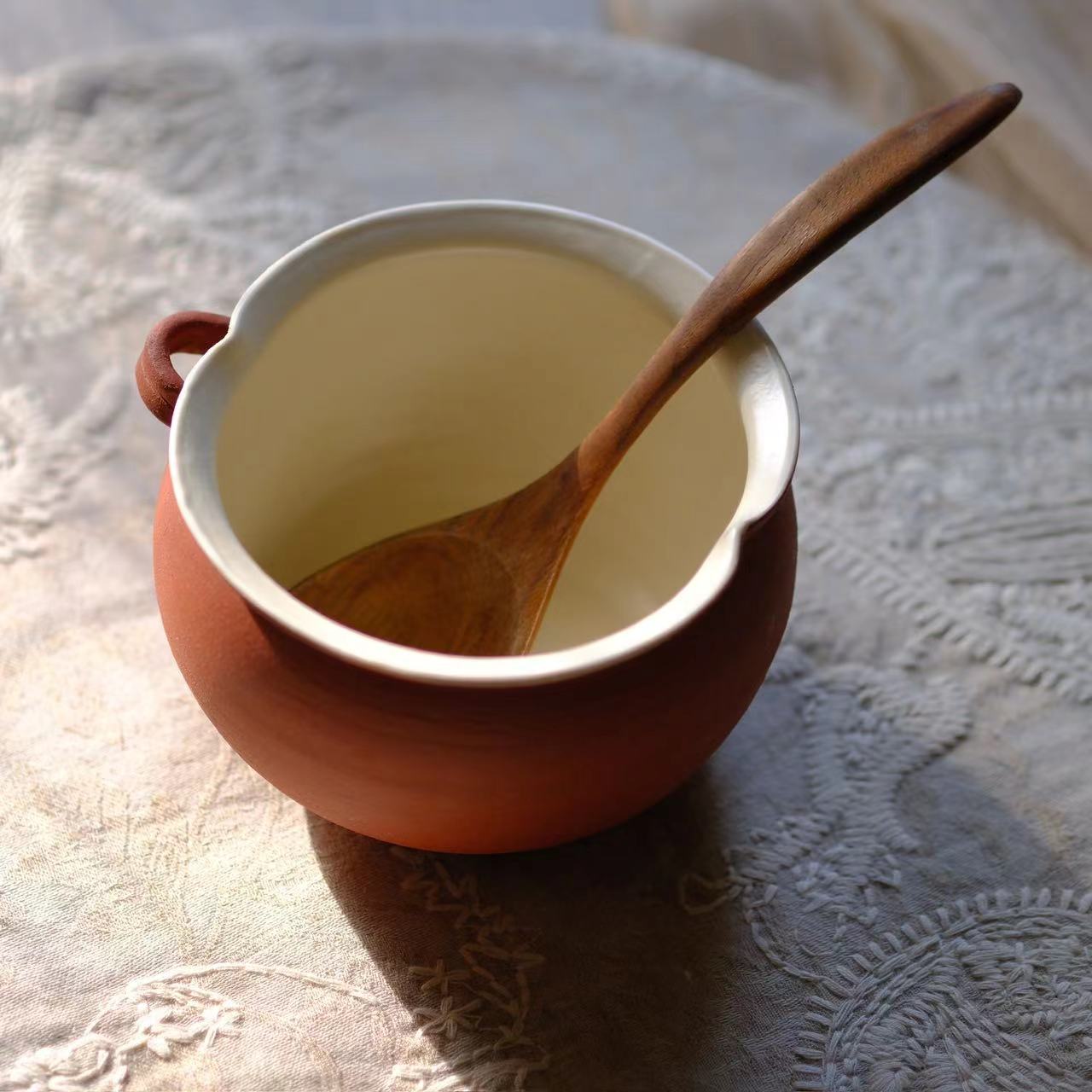 小喜宅 （微瑕无勺）喜福苹果碗