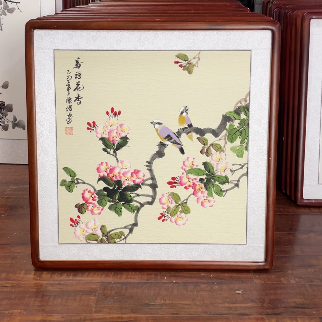 国画带框尺寸63*63厘米