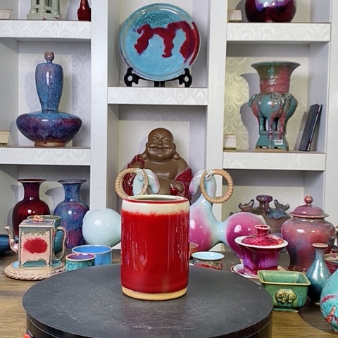 摆件禹州神后钧瓷原产地~