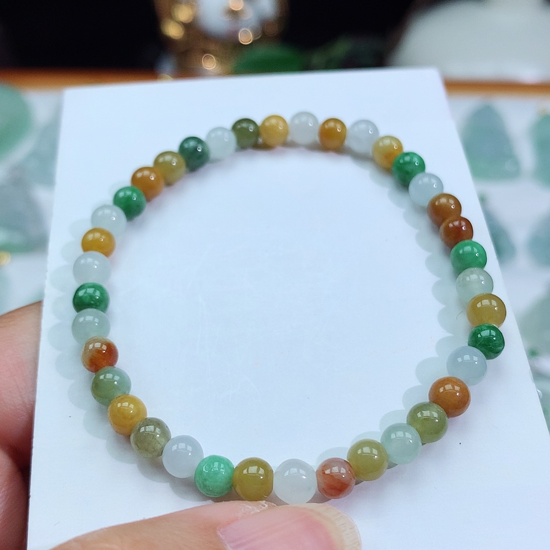 翡翠手串未镶嵌手串