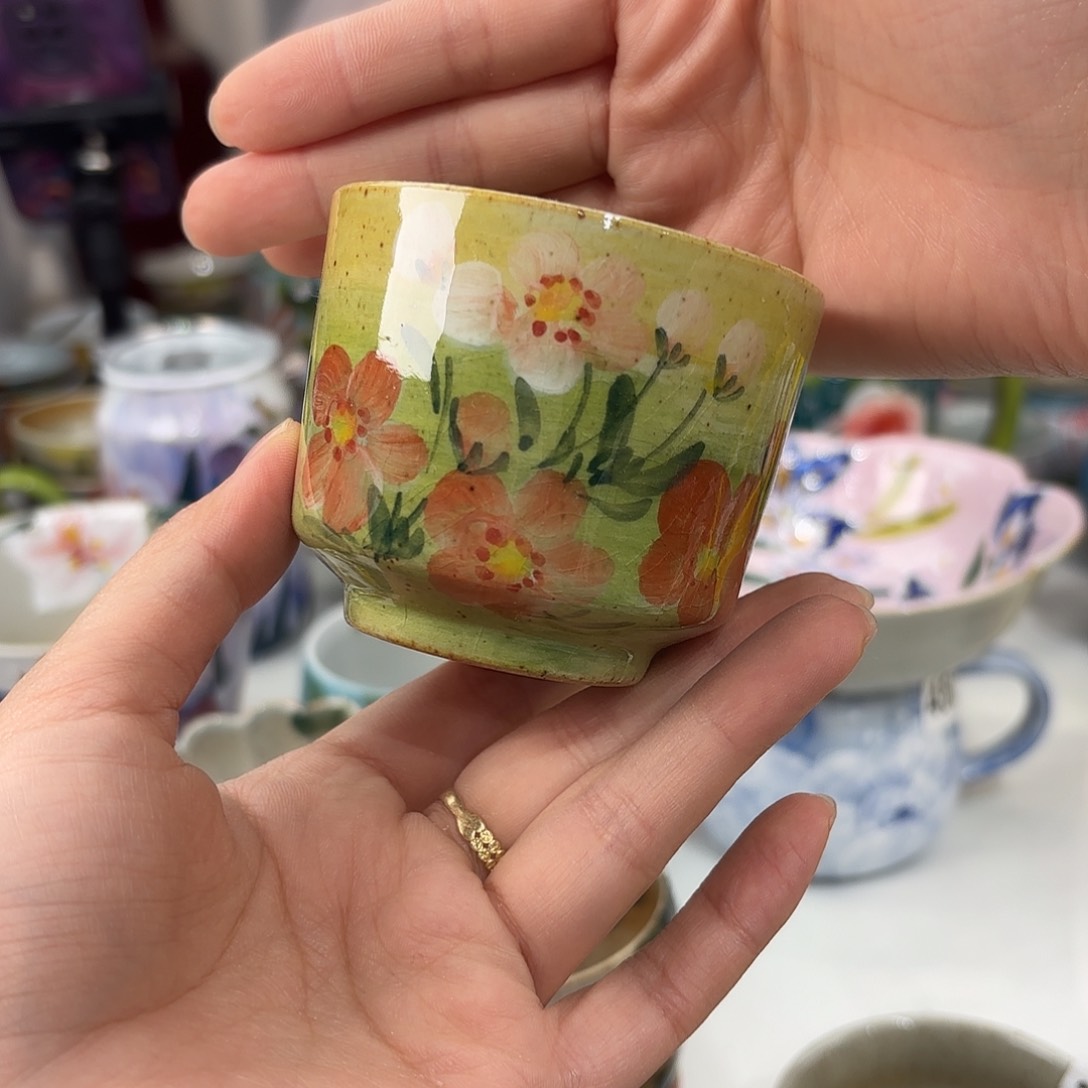 景德镇手绘高温釉下彩陶瓷茶具