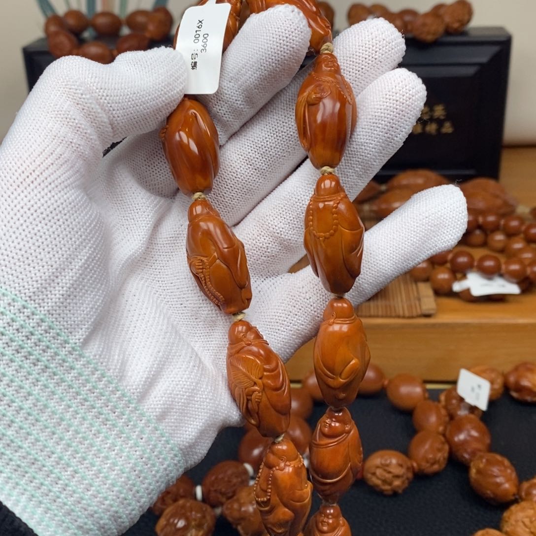 手串橄榄核后*一青老师静思弥勒