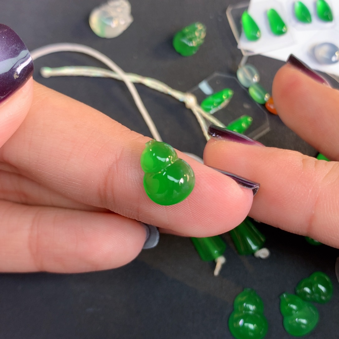 翡翠裸石翡翠11.1-8.37-3.6