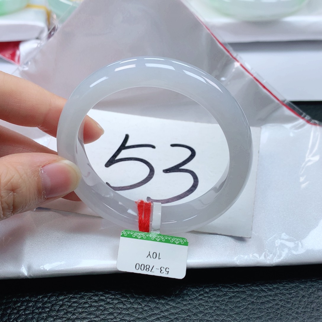 翡翠手镯未镶嵌53正