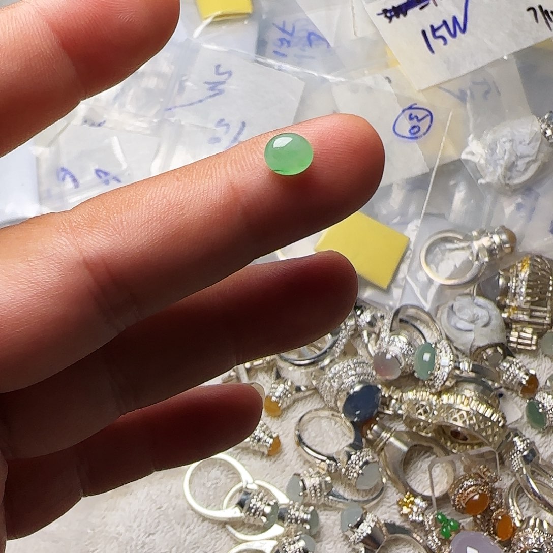 李***8定制翡翠未镶嵌天然缅甸