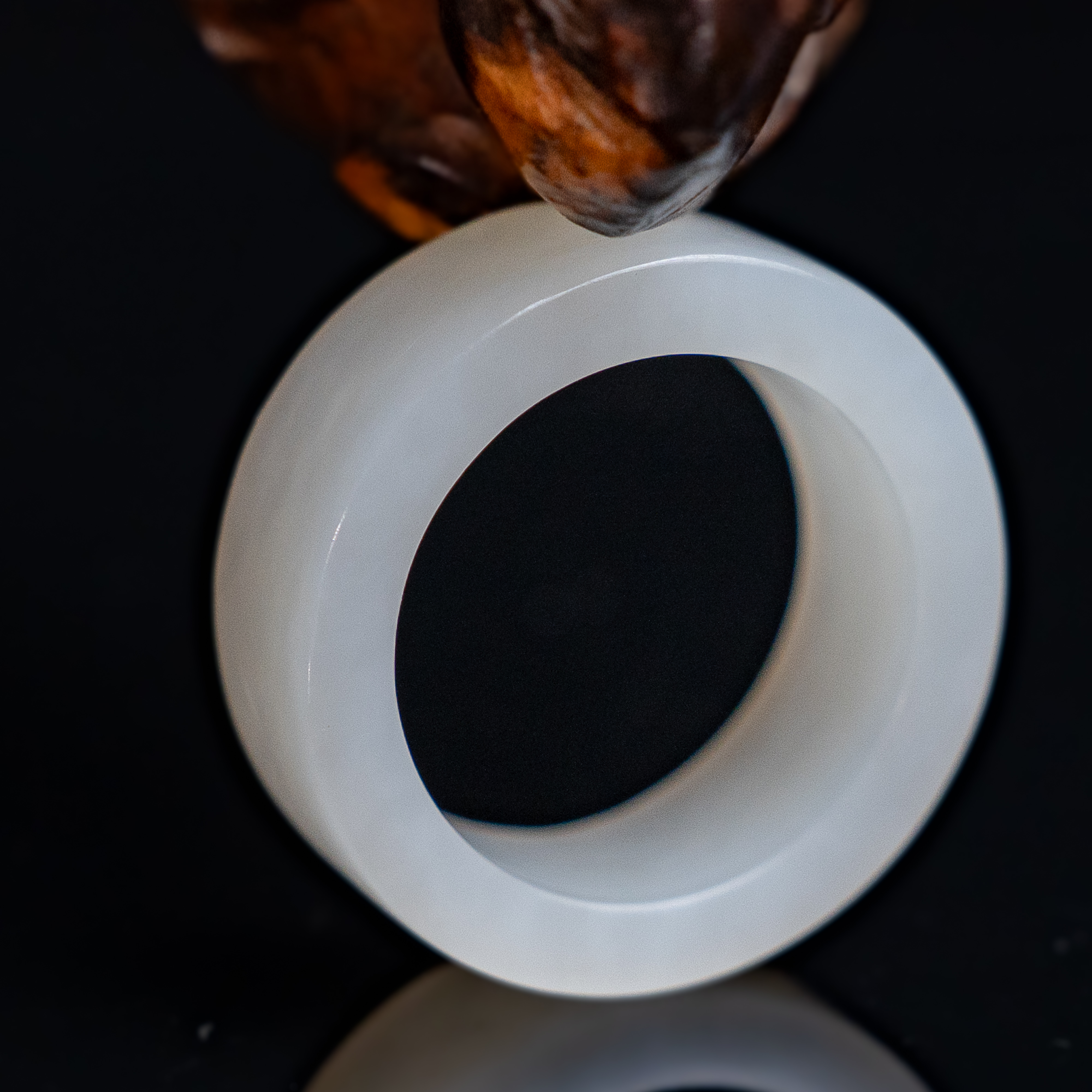 清代和田玉白玉指环-NX