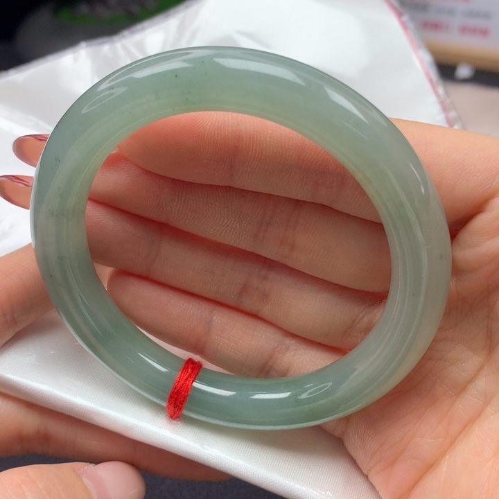 翡翠手镯未镶嵌55圆条