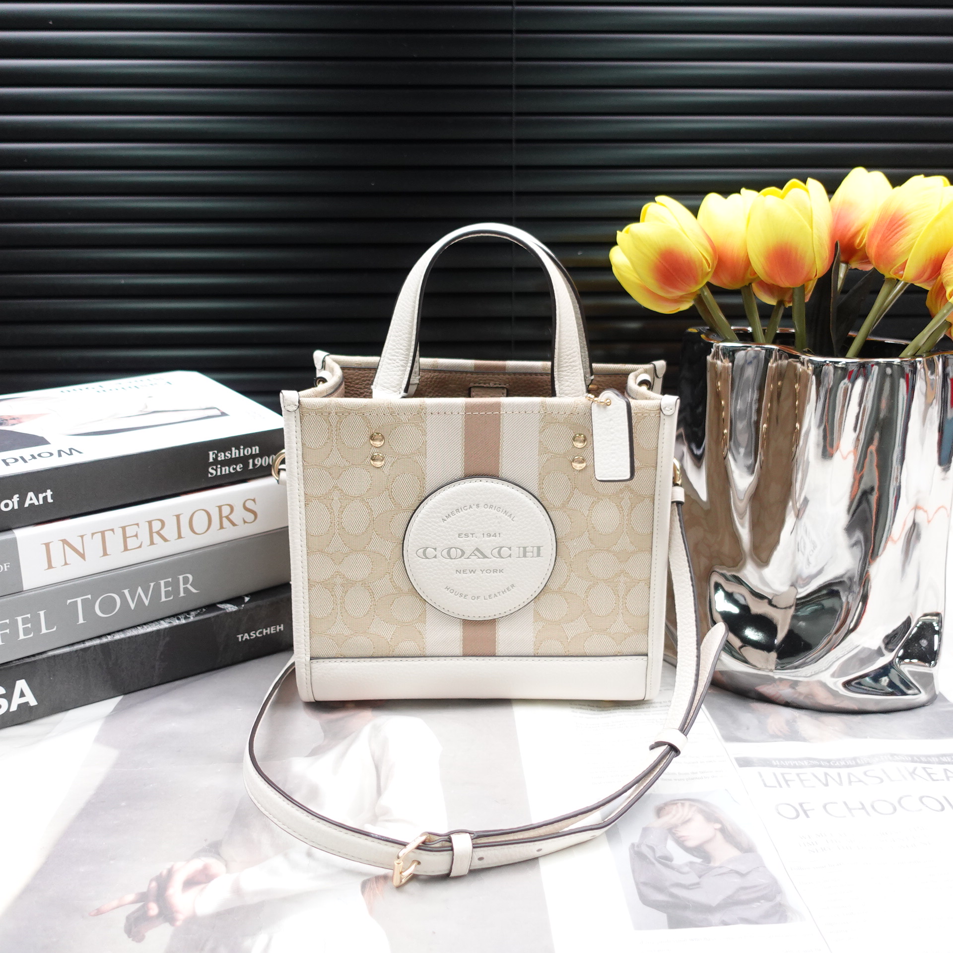 95新 COACH/蔻驰 单肩包/T10309298