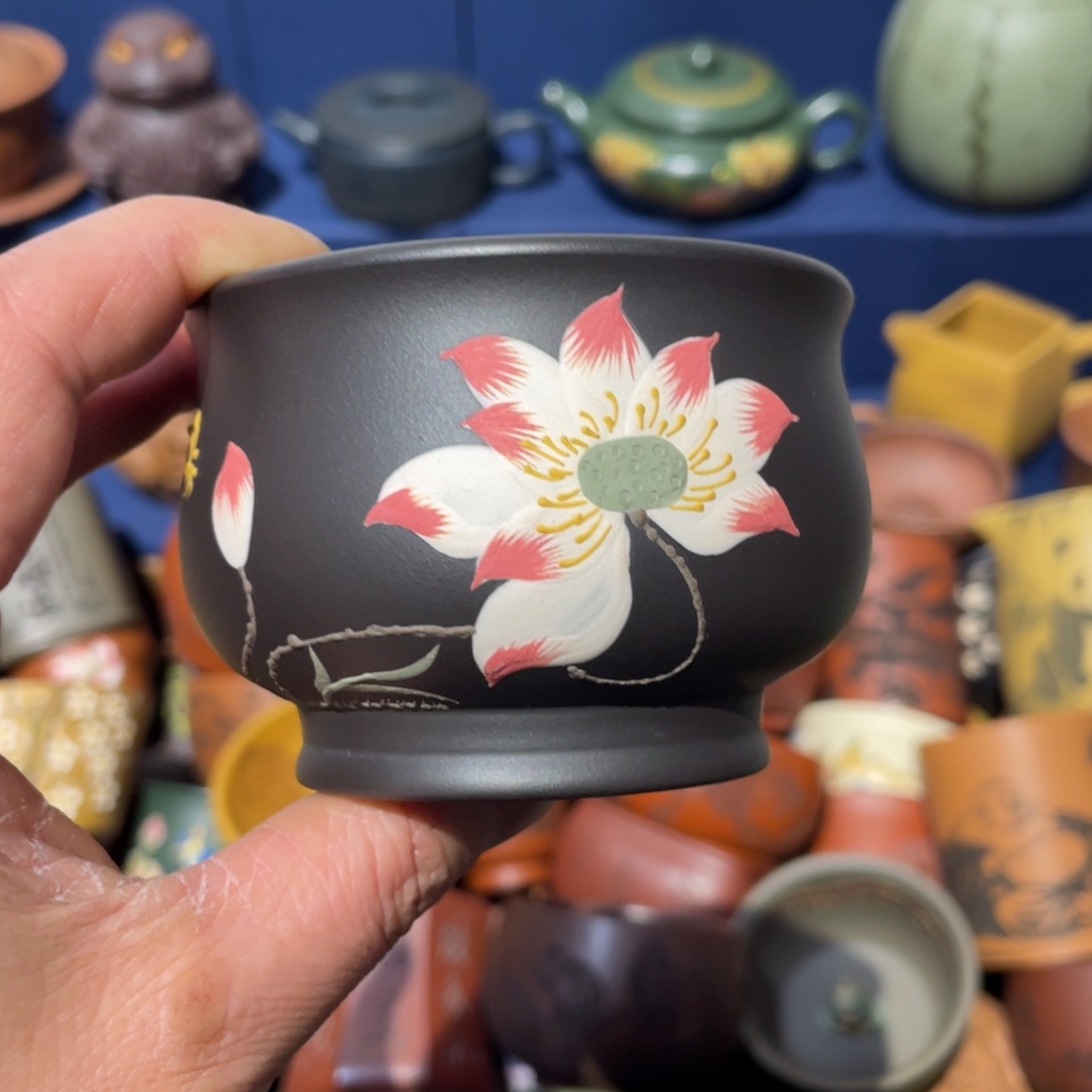 原矿紫砂手工主人杯