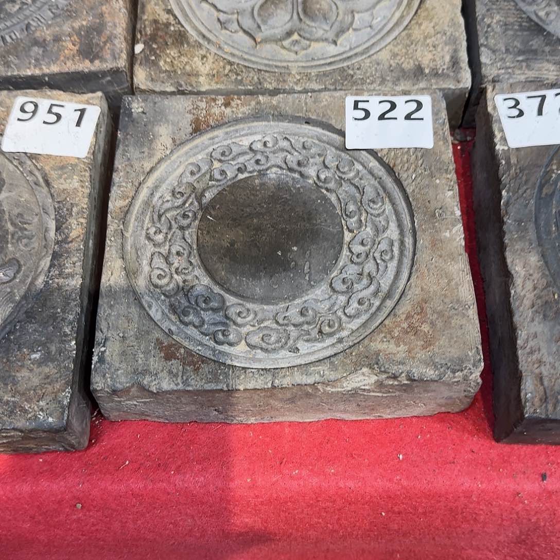 老砖后刻干泡茶台