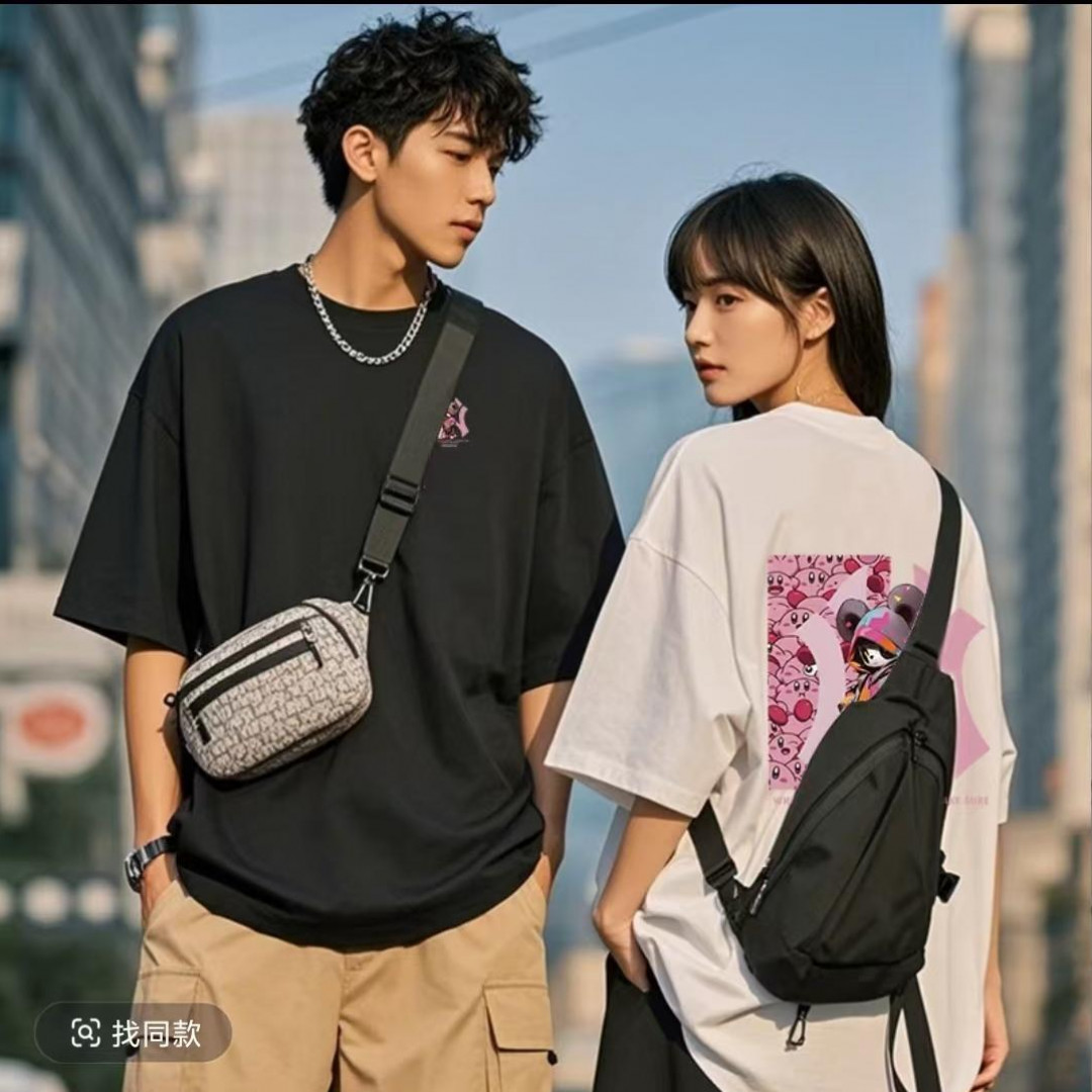 【一折粉丝福利】潮牌男女同款圆领百搭T恤